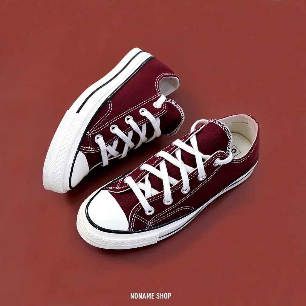 converse all star chucks low maroon