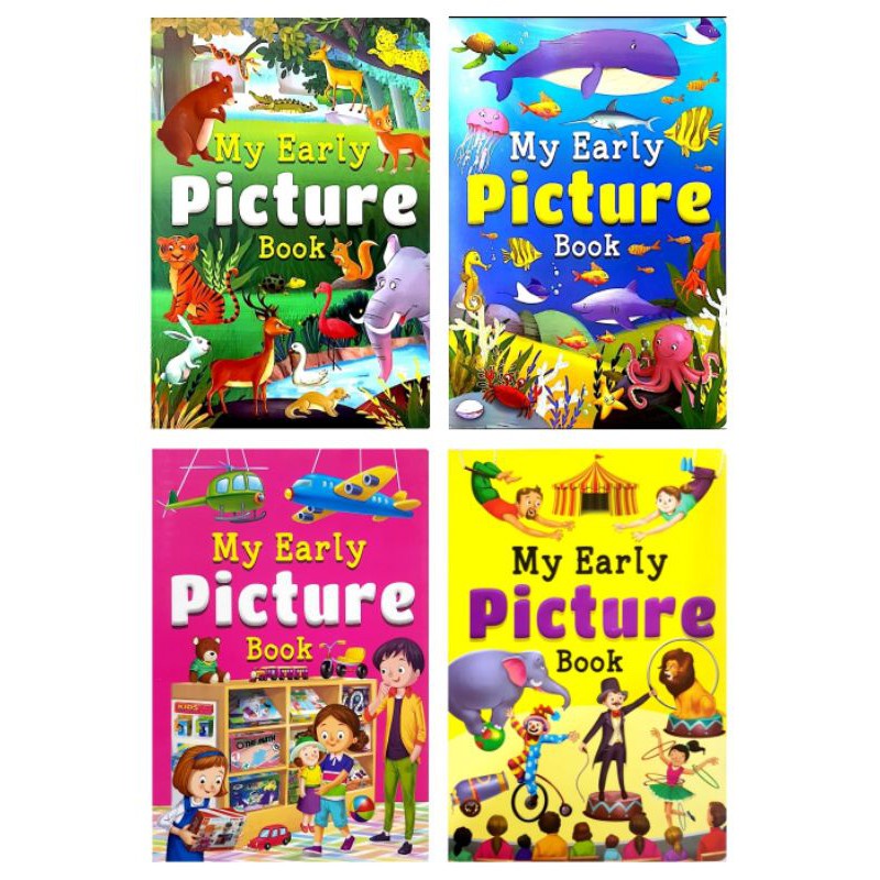 My early picture book hard cover place vocabulary colourful pronouns early learning