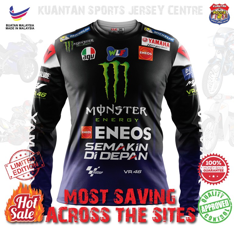 Buy Baju Yamaha L Yamaha Monster Motogp Long Sleeve Seetracker Malaysia