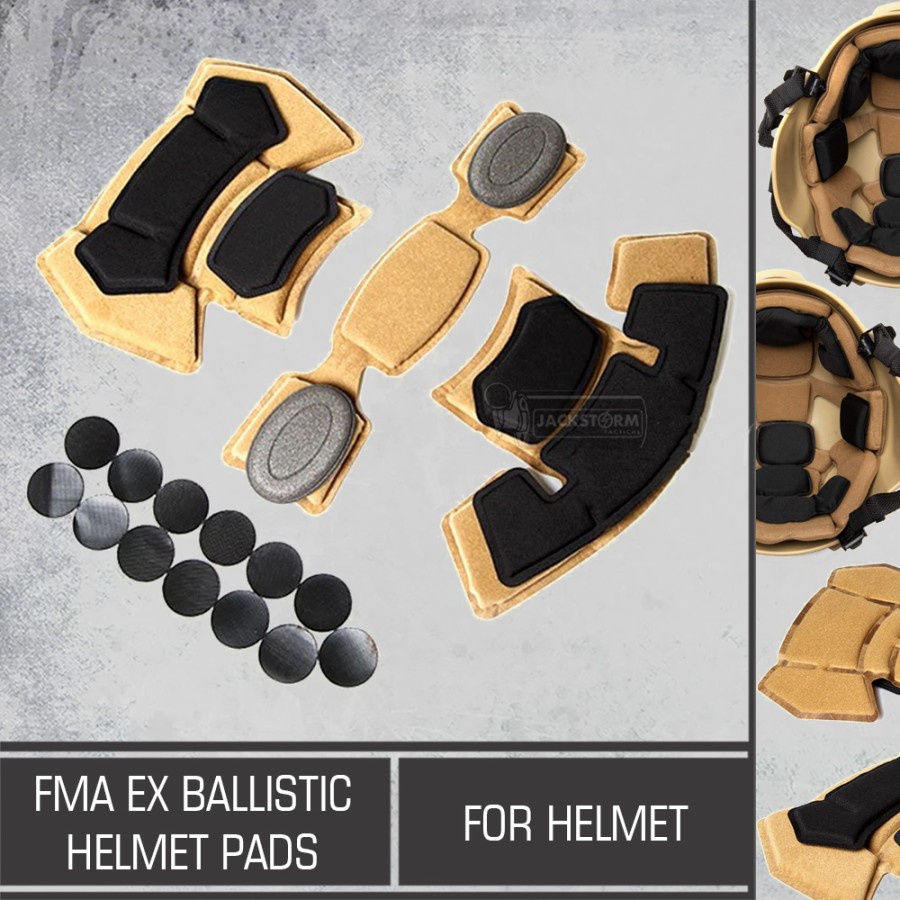 Fma EX Ballistic Helmet Foam Pads Exfill Mich Fast Tactical Helmet