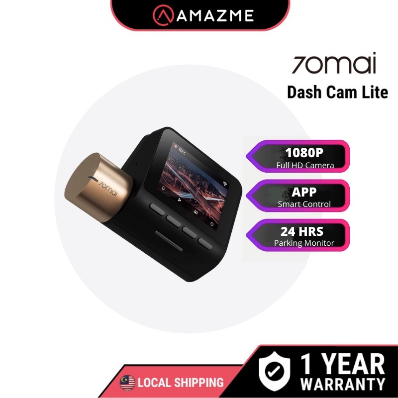 70mai Dash Cam D08 Dashcam Lite Car Camera Dash Cam WiFi APP Control