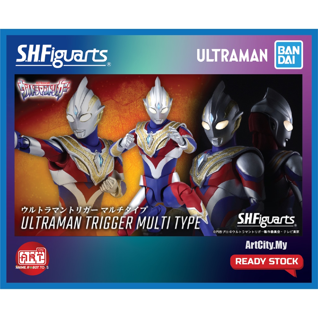 (READY STOCK) Bandai S.H.Figuarts - SHF Ultraman Trigger Multi Type ...