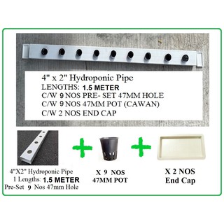 1.5 meter hydroponic pipe / fertigasi hidroponik