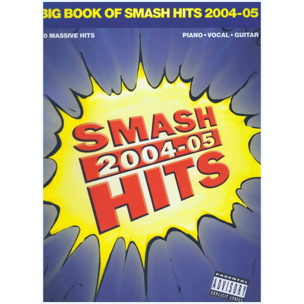 Smash Hits 2004-2005 / PVG Book / Piano Book / Pop Song Book / Vocal Book / Voice Book / Guitar Book / Gitar Book