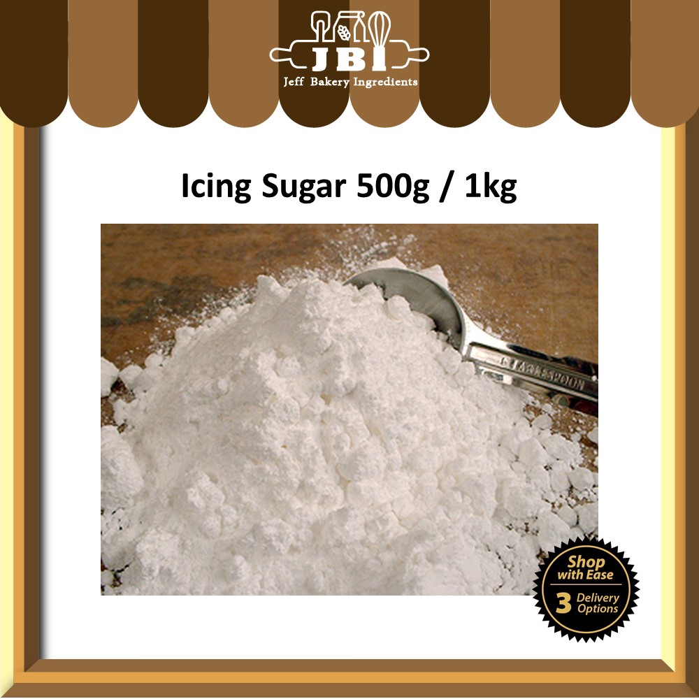 Icing Sugar Gula Aising Gula Icing 500g / 1kg