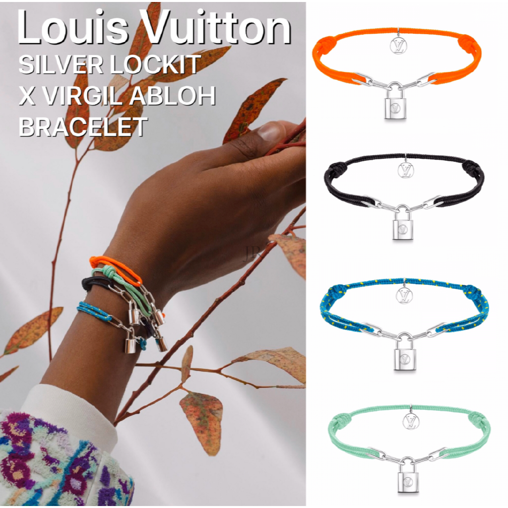 Louis Vuitton® SiLVer Lockit X Virgil Abloh Bracelet, Natural