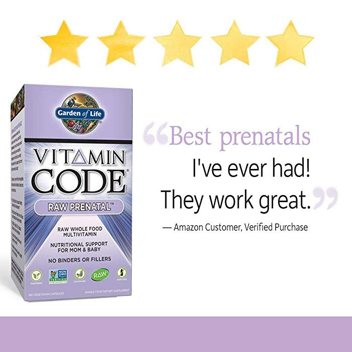 Garden Of Life Vitamin Code Raw Prenatal Vegetarian Multivitamin