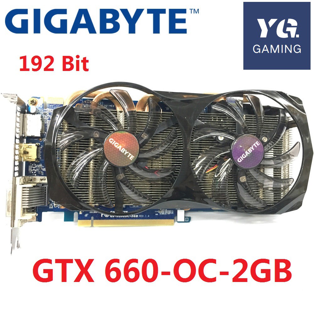 Gigabyte Video Card Gtx660 2gb 192bit Gddr5 Graphics Cards For Nvidia Geforce Gtx 660 Vga Cards Stronger Than Gtx 750 Ti Shopee Malaysia