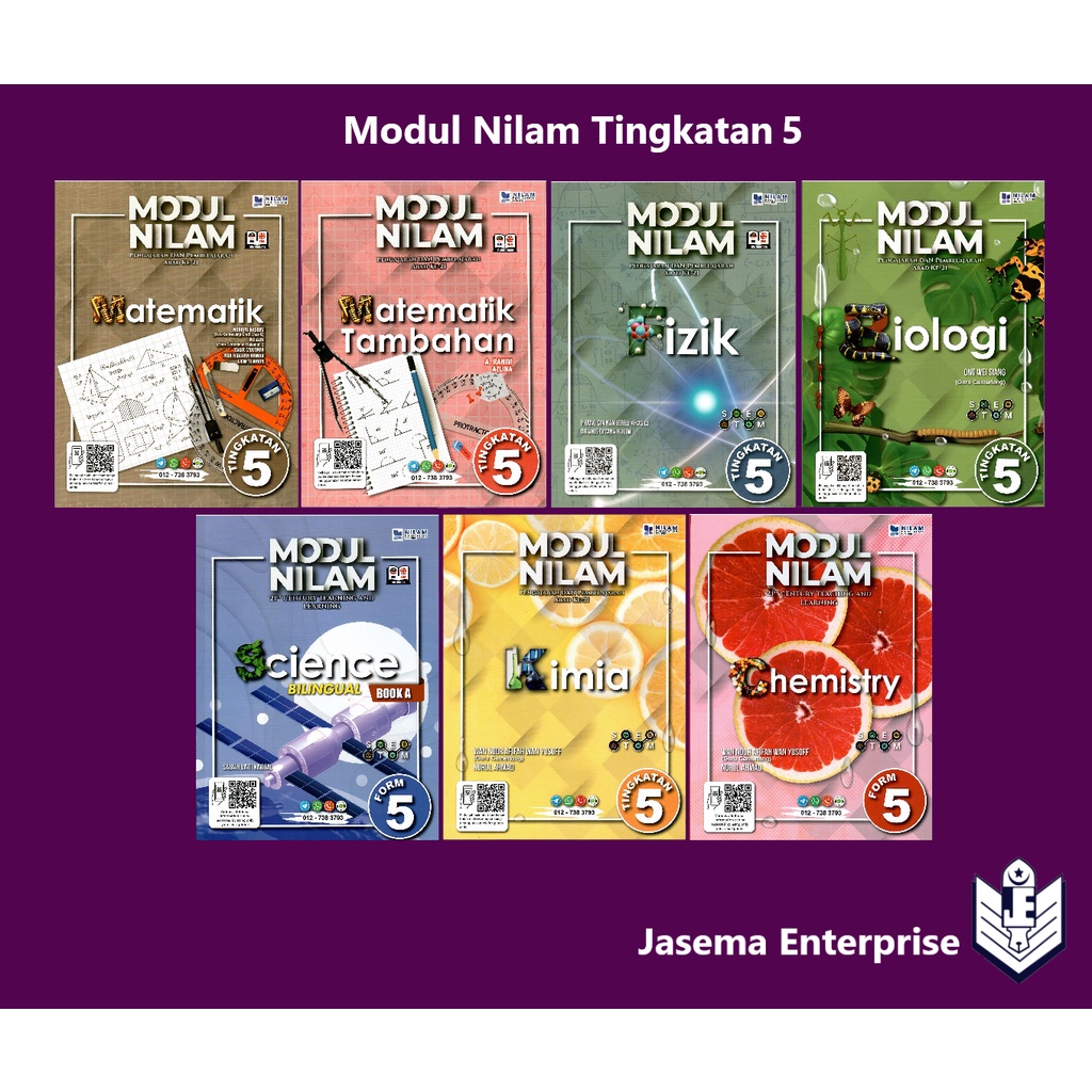 Modul Nilam Tingkatan 5 Bm English Matematik Matematik Tambahan Sains Kimia Chemistry Fizik Biologi Shopee Malaysia