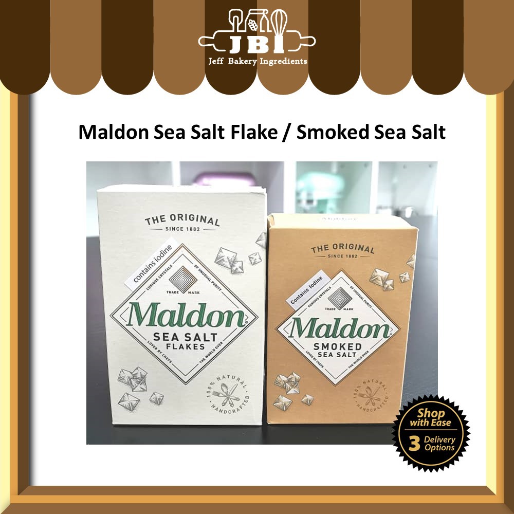 Maldon Sea Salt Flakes / Smoked Sea Salt Finest Salt