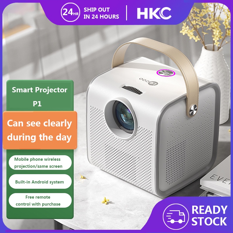 HKC Projectors Home Theater Intelligent Projectors Mini Projectors for