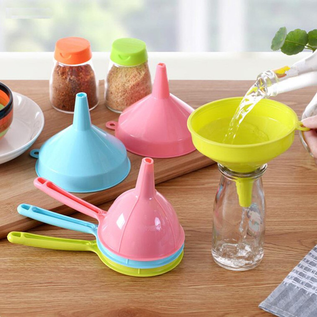 Plastic Funnel Liquid Oil Perfume Diffuser Bottle Lab Flask