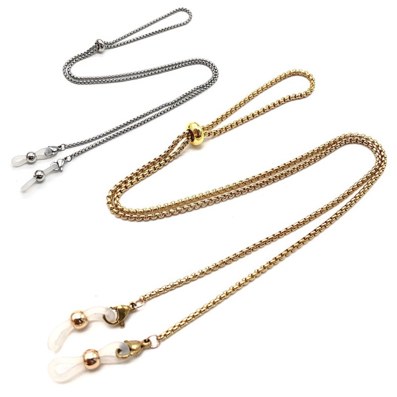 Mask Chain for Hijab Metal Glasses Chain Anti Lost Mask Chain for Men