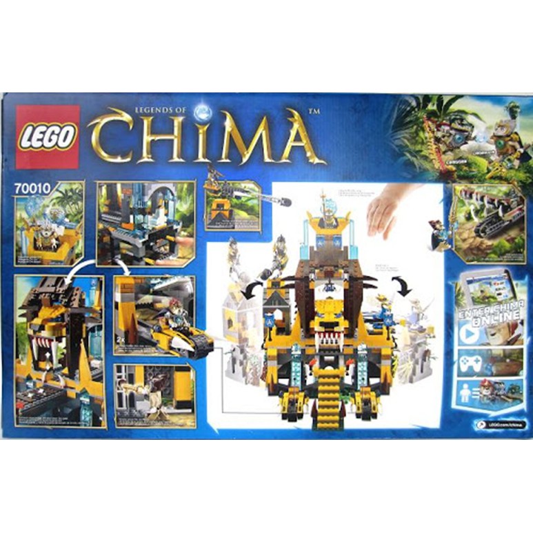 Lego Chima The Lion Chi Temple 7 Minifigures Tower Waterfall Bridge Gate Children Bricks Kids Blocks Shopee Malaysia