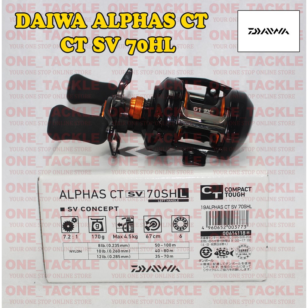 Daiwa 003766 Reel Alphas Ct SV 70sh for sale online 