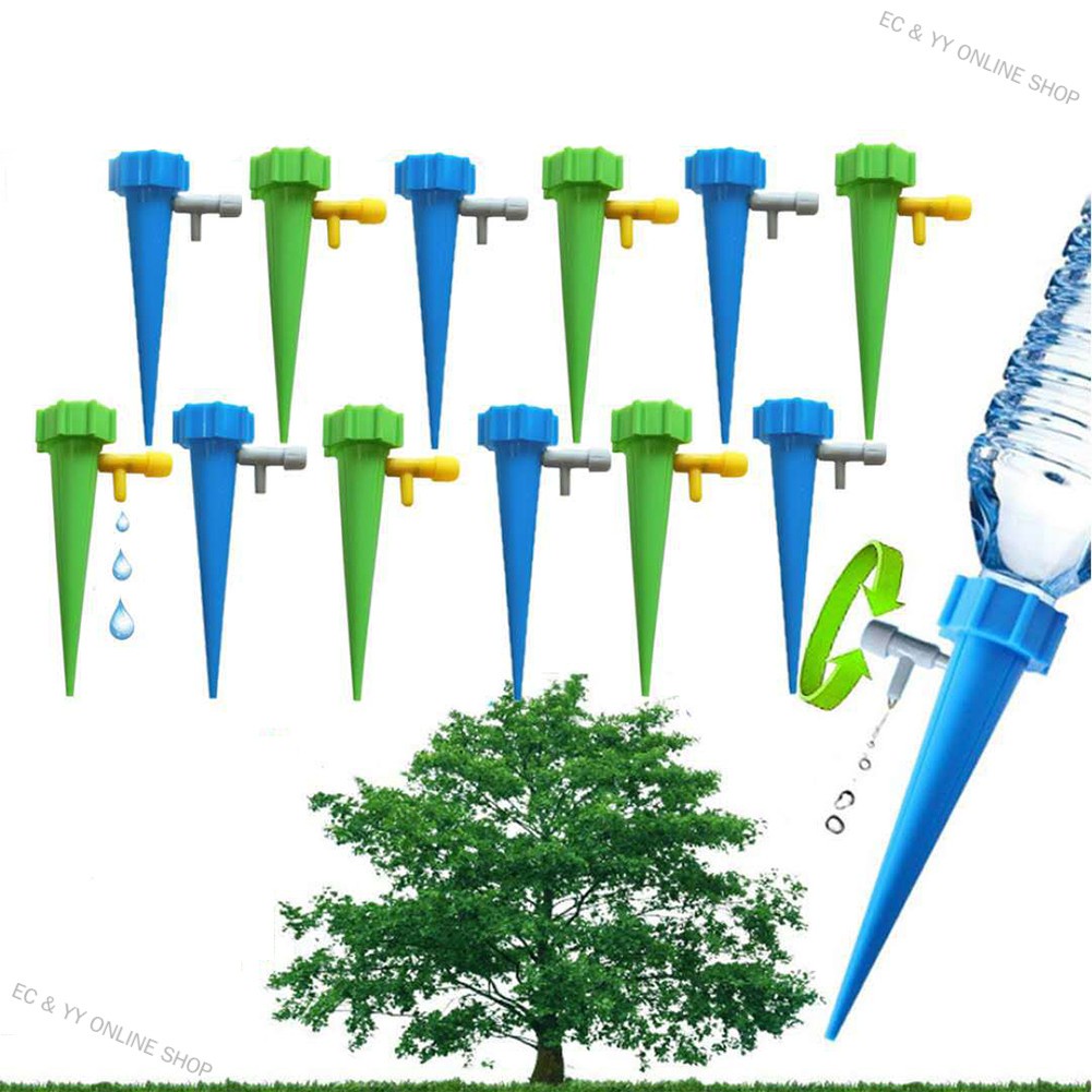 EC & YY ONLINE SHOP 12PCS Home Automatic Plant Watering Tool Drip Irrigation System Gardening Accessories Decoration