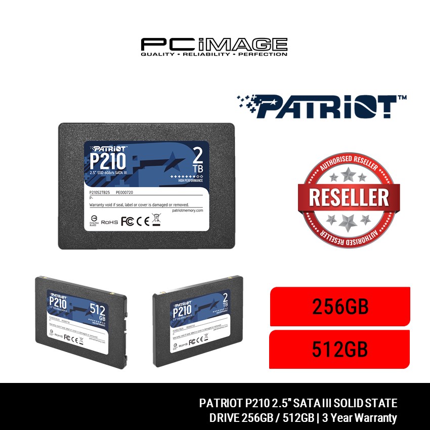 Ssd диск patriot p210 512gb не видит