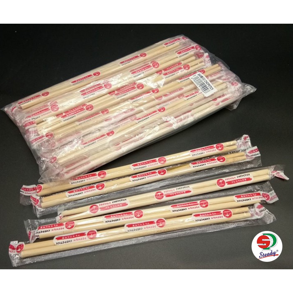 Bamboo Chopstick (40pcs+) Shopee Malaysia