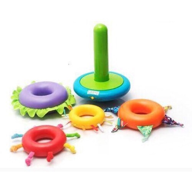 spinning stacking rings toy