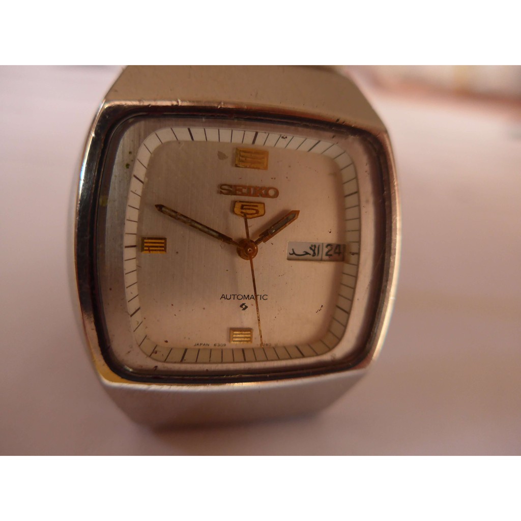 Vintage Seiko 5 Automatic 060211, 6309-521A Watch | Shopee Malaysia