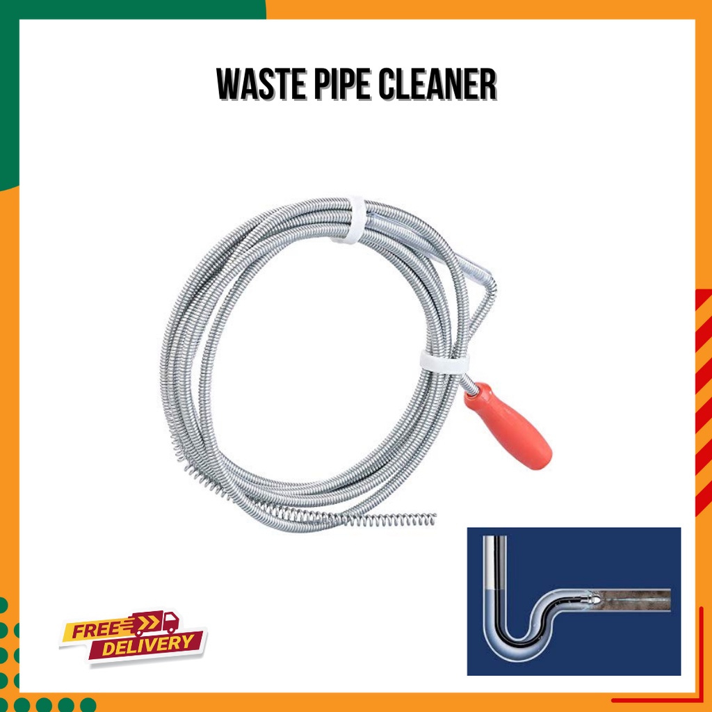 DRAIN CLEANER / DRAIN DECLOG / WASTE PIPE CLEANER / PENCUCI PIPE SUMBAT
