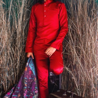 baju melayu slim fit 2018