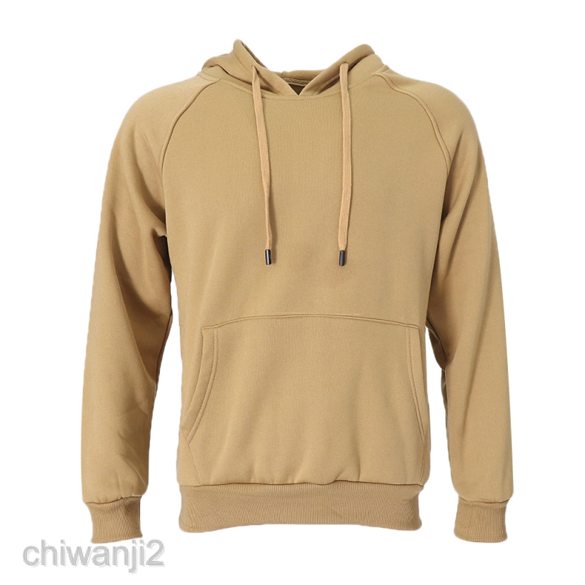 plain khaki hoodie