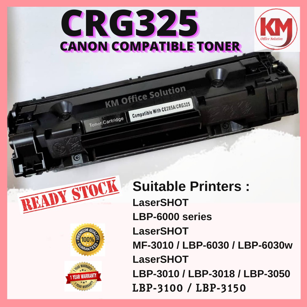 Canon Cartridge 325 Compatible Toner For MF3010 LBP6030W LBP6000