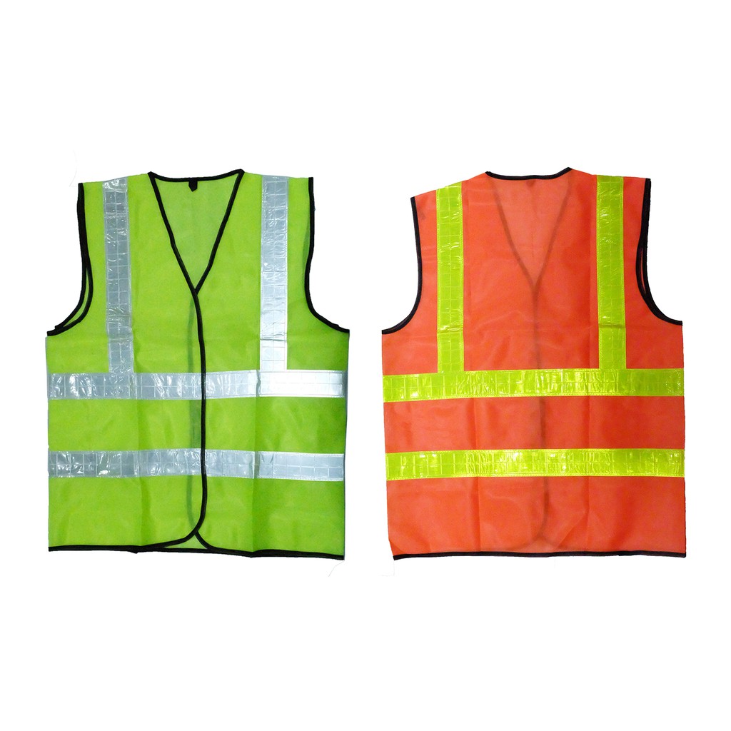 Safety Vest with Four Reflective Strip Velcro Type Model 724 Shopee