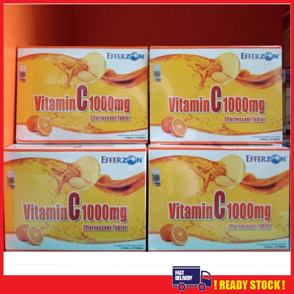 Efferzon Effervescent Tablet Vitamin C 1000mg Shopee Malaysia