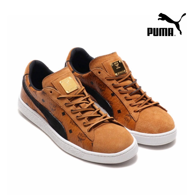 puma suede x mcm