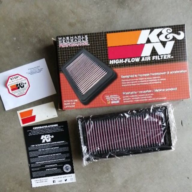 K&N 33-3016 Air filter for Perodua Myvi / Aruz / VIOS 2018 