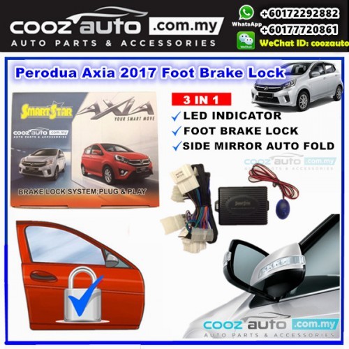 SmartStar Perodua Axia 2017 2018 G SPEC 3in1 Brake Door 