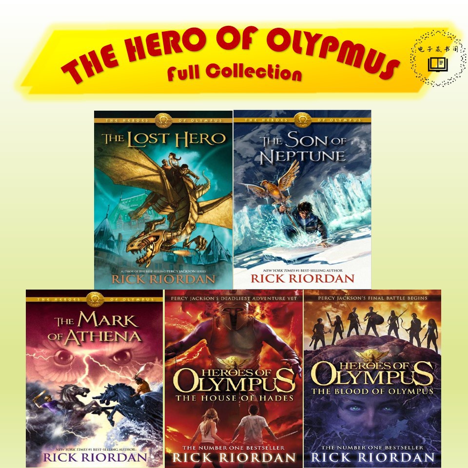 English Ebooks Pdf The Hero Of Olympus By Rick Riordan Complete Collection 5 Books Shopee Malaysia