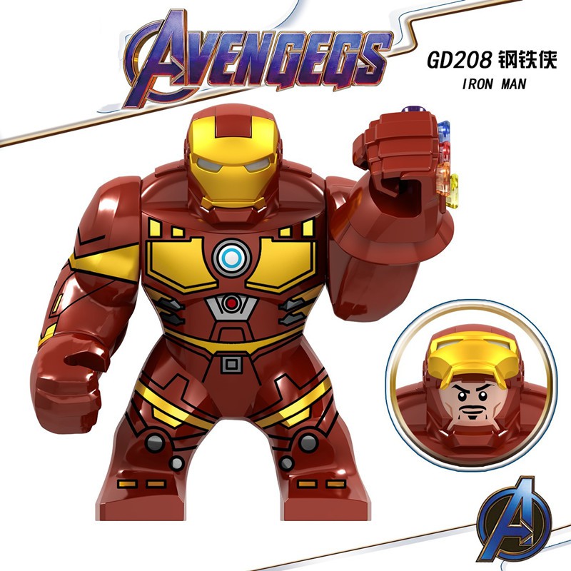 Héroe de Marvel Super Heroes Iron Man Patriot grandes Mini Figura Avenger Tony Stark 