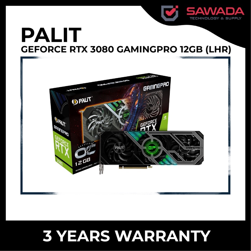 Palit Geforce Rtx 3080 Gamingpro 12gb Gddr6x Shopee Malaysia