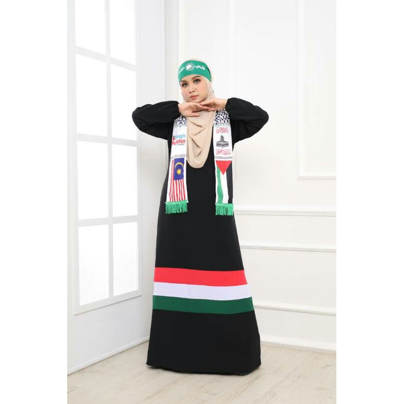 Buy Jubah Muslimah Jubah Palestin Tangan Getah By Ummy Hidayah Seetracker Malaysia