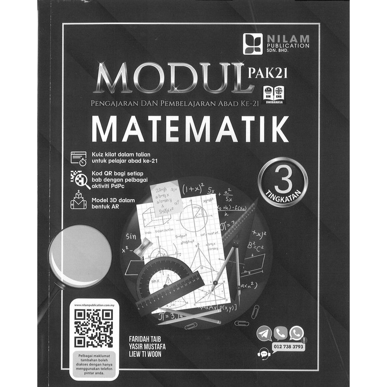 (NILAM) MODUL PAK21 TINGKATAN 3 MATEMATIK  Shopee Malaysia