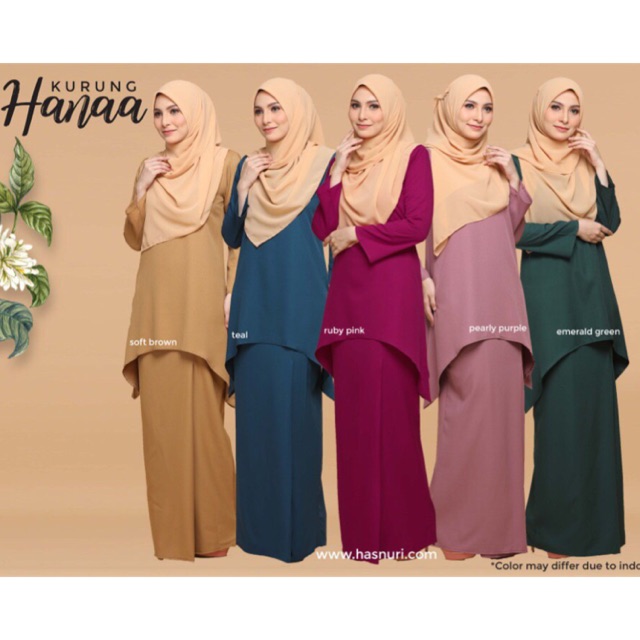  Baju Kurung Hasnuri  2021 BAJUKU