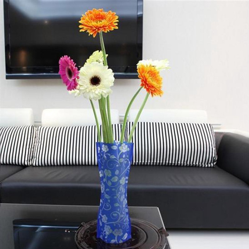 Shangjuno Eco Friendly Foldable Flower Durable Vase Casual Home