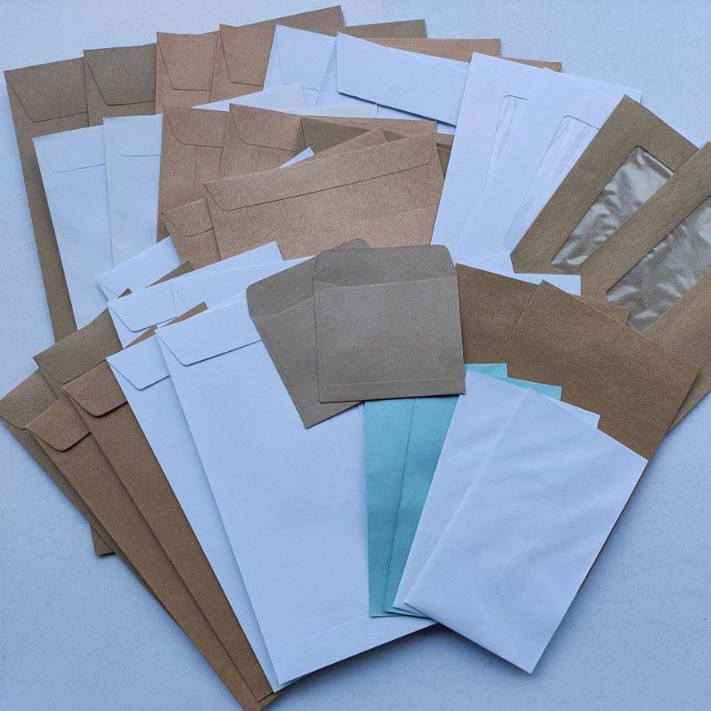 Envelope / Sampul Surat White / Brown / Blue (25 Pcs) | Shopee Malaysia