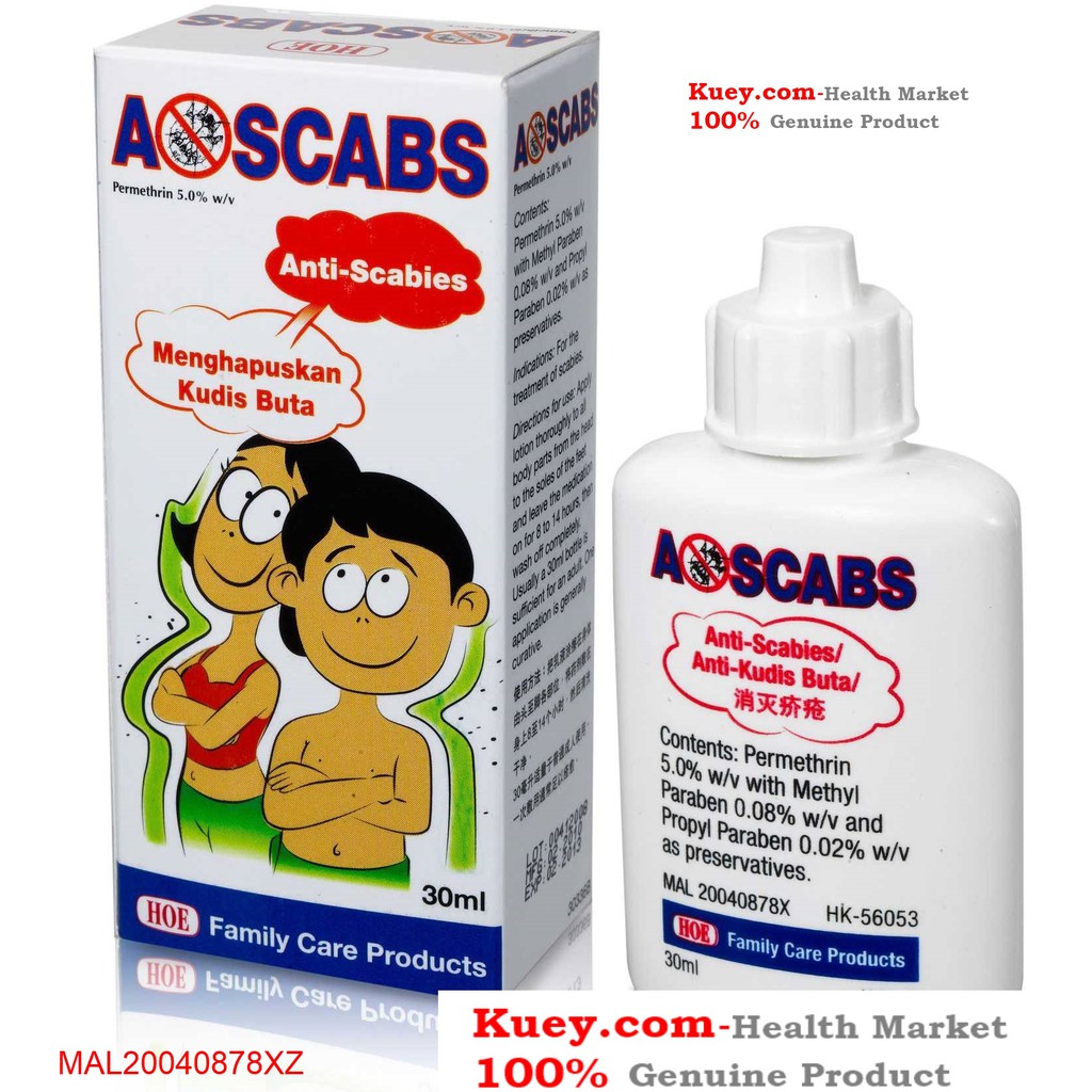 Ubat Scabies Kudis Buta Anti Scabies 30ml Shopee Malaysia