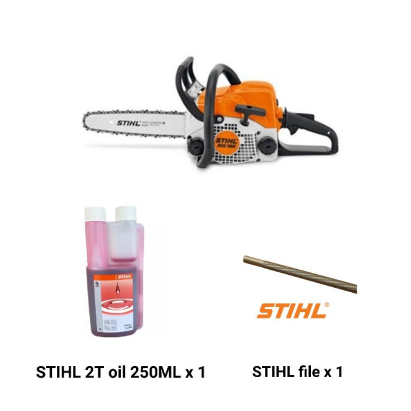 Stihl Ms180 With 16 18 Guide Bar Chain Saw Chainsaw 100 Guarantee Original Stihl Shopee Malaysia