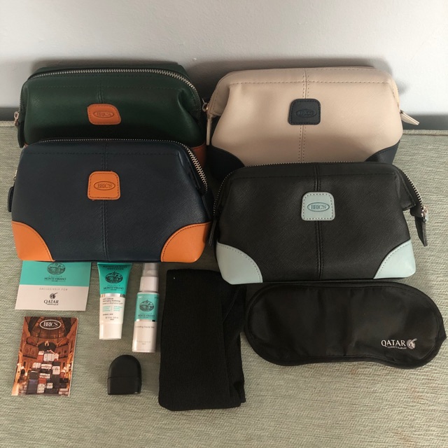 BRICS amenity kit Business Class Qatar Airways | Shopee Malaysia