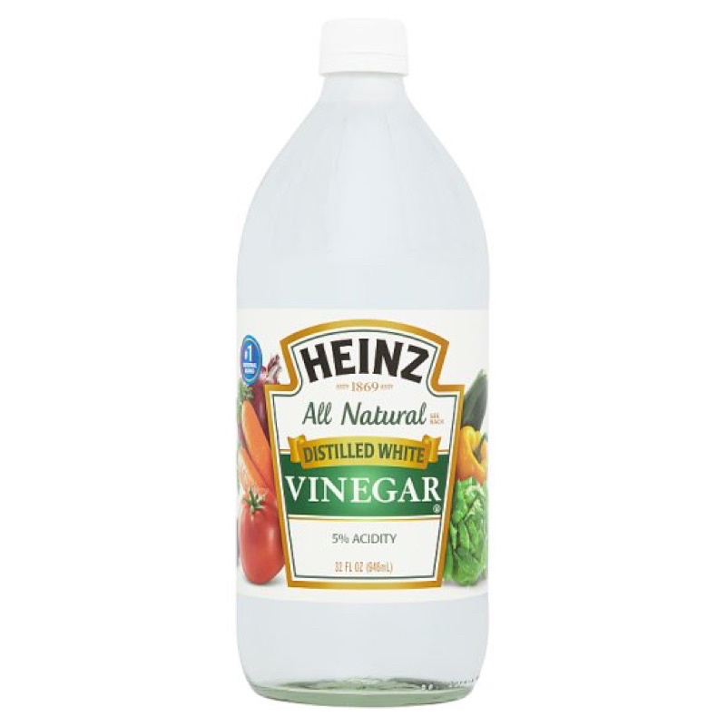 Heinz All Natural Distilled White Vinegar Air Cuka 946ml | Shopee Malaysia