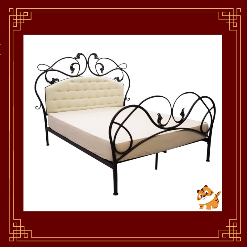 Noble Queen Metal Bed Frame, Luxury Bed Frame Brands