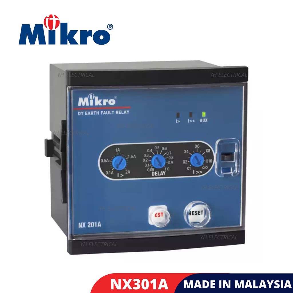 MIKRO Earth Leakage Relay NX301A 240A Shopee Malaysia