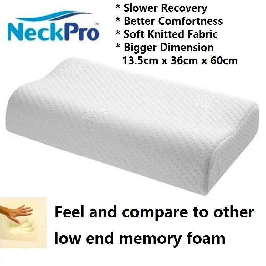 NeckPro Memory Foam Contour Pillow 