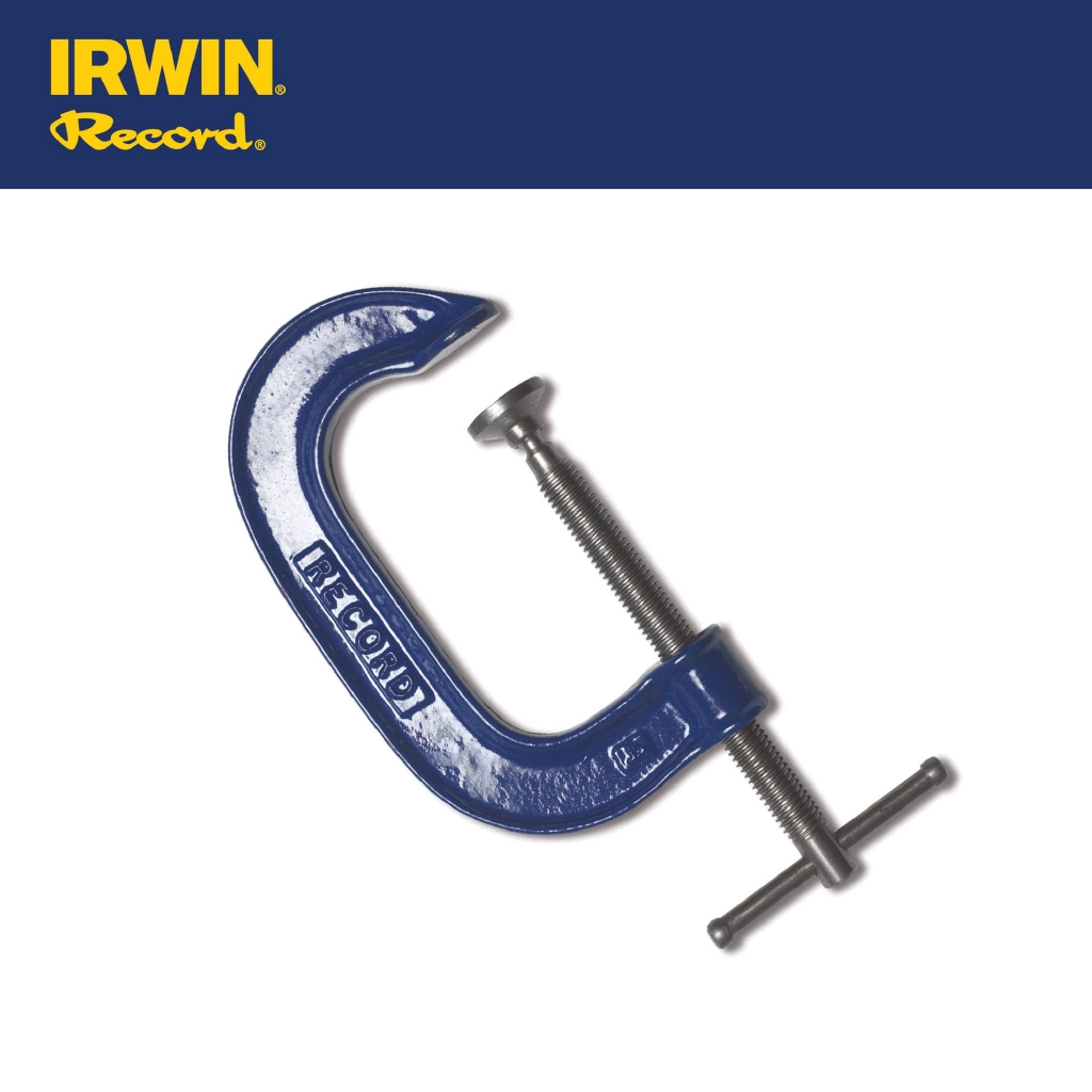 50x25mm 75x50mm Or 100x60mm IRWIN Irwin G-CLAMP Adjustable Steel Swivel Shoe 