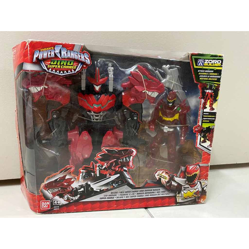 power rangers dino charge red ranger zord